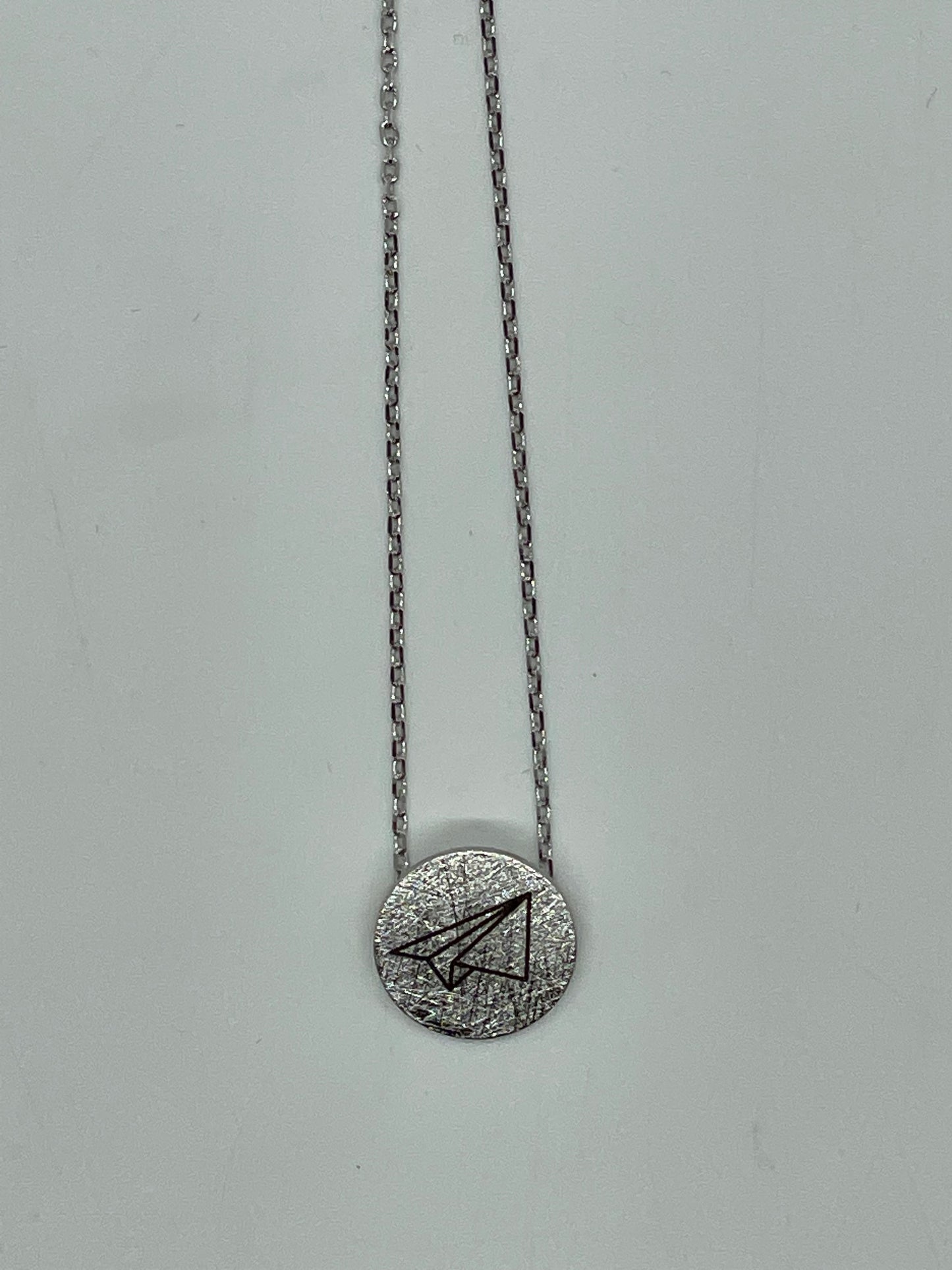 Paper Airplane Necklace