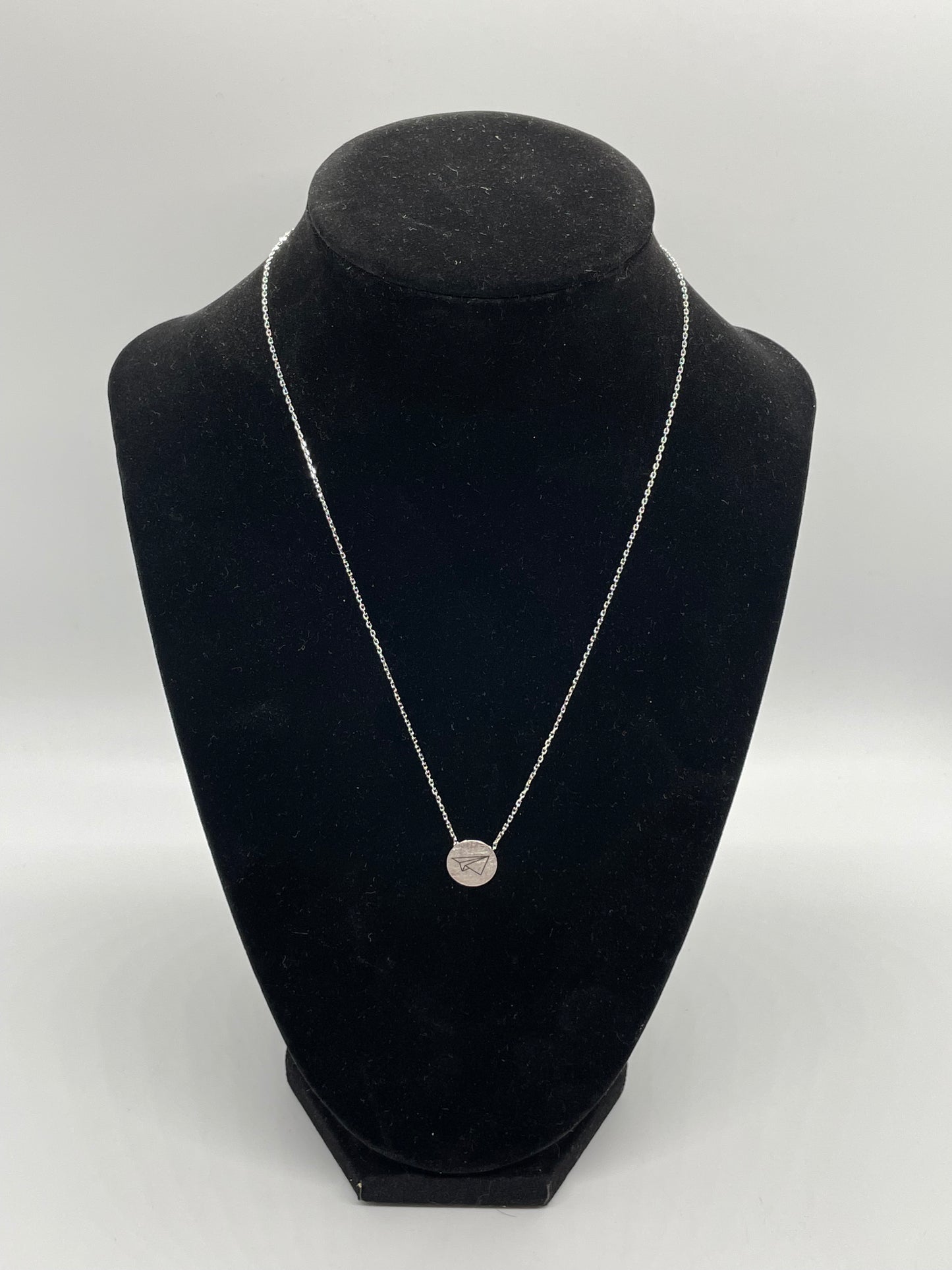 Paper Airplane Necklace