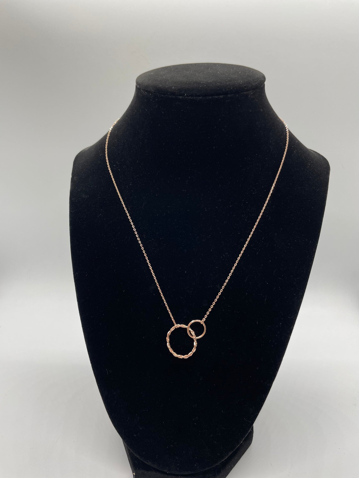 Double Circle Necklace