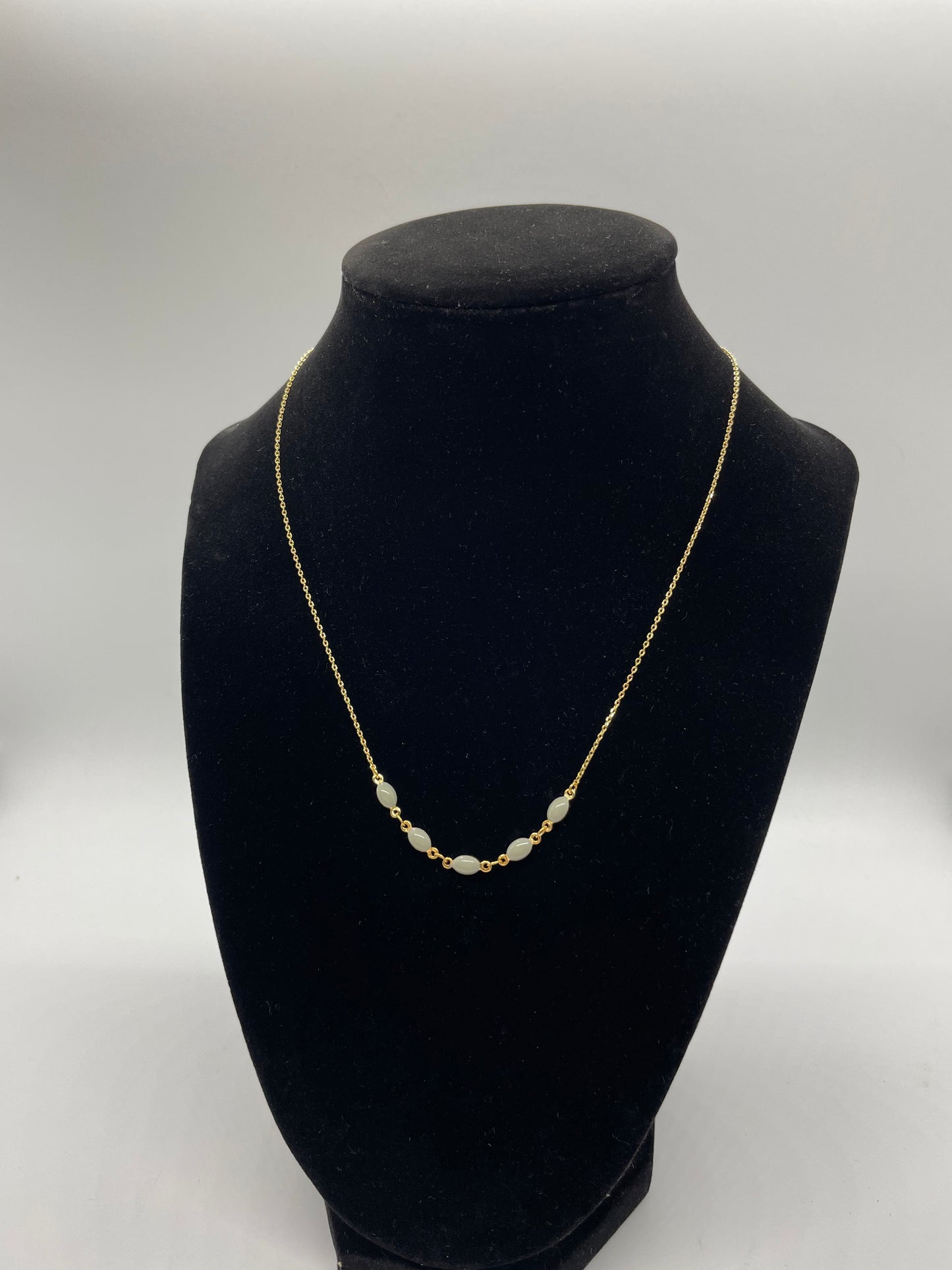 Oval Bead Necklace