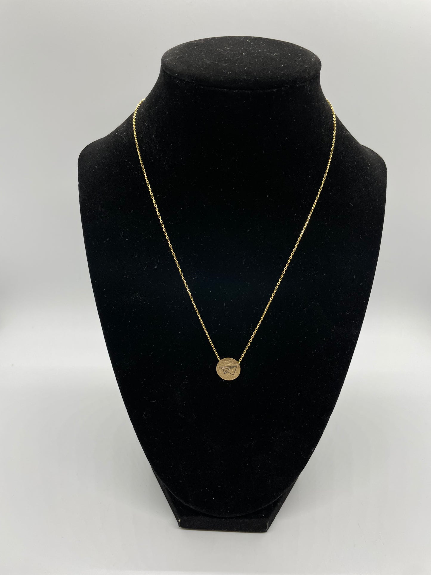 Paper Airplane Necklace