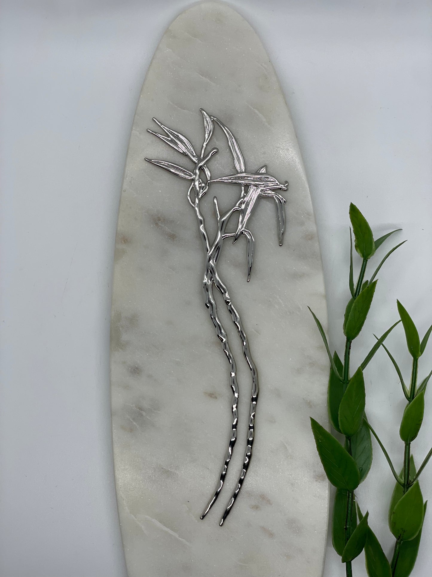 Large Metal Twig Hair Sticks