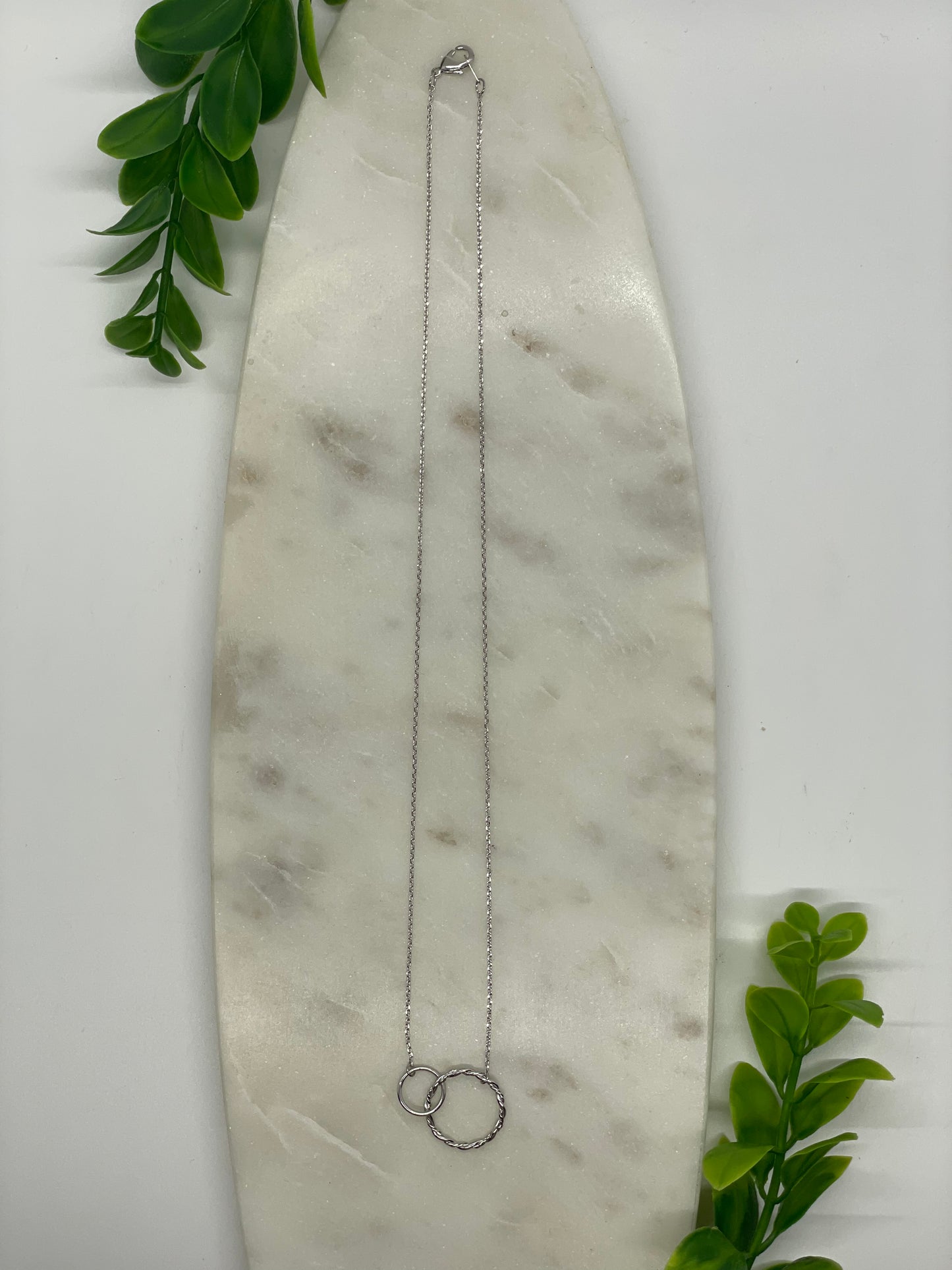 Double Circle Necklace