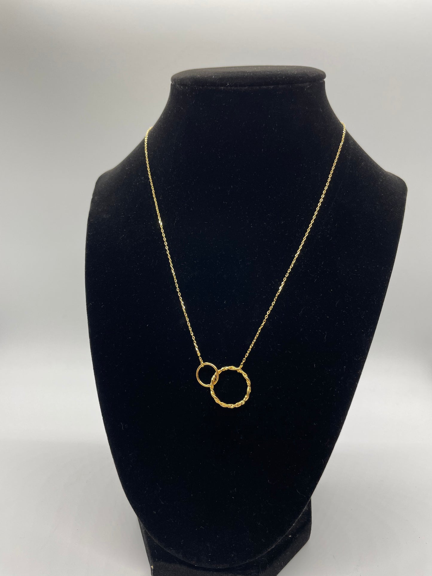 Double Circle Necklace