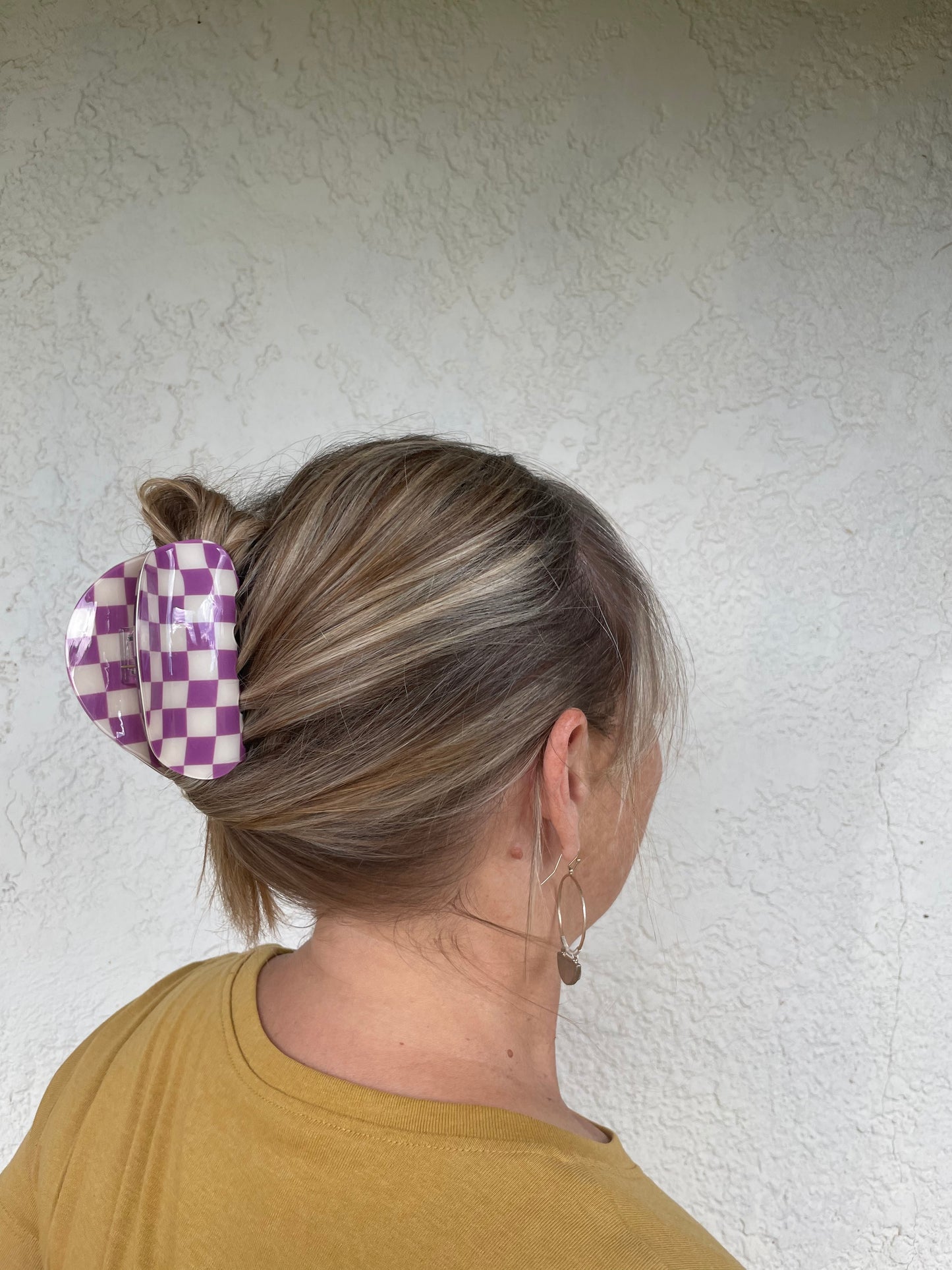 Tokyo Checkered Hair Claws