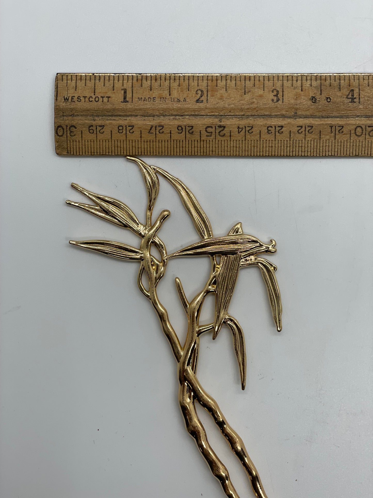 Large Metal Twig Hair Sticks