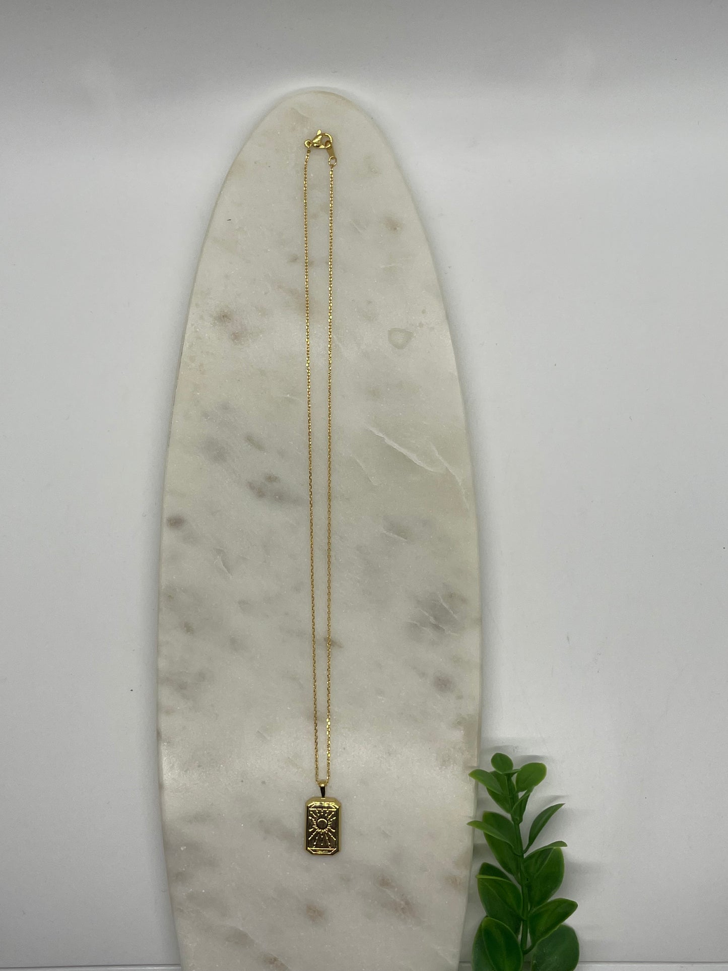 Sun & Moon Pendant Necklace