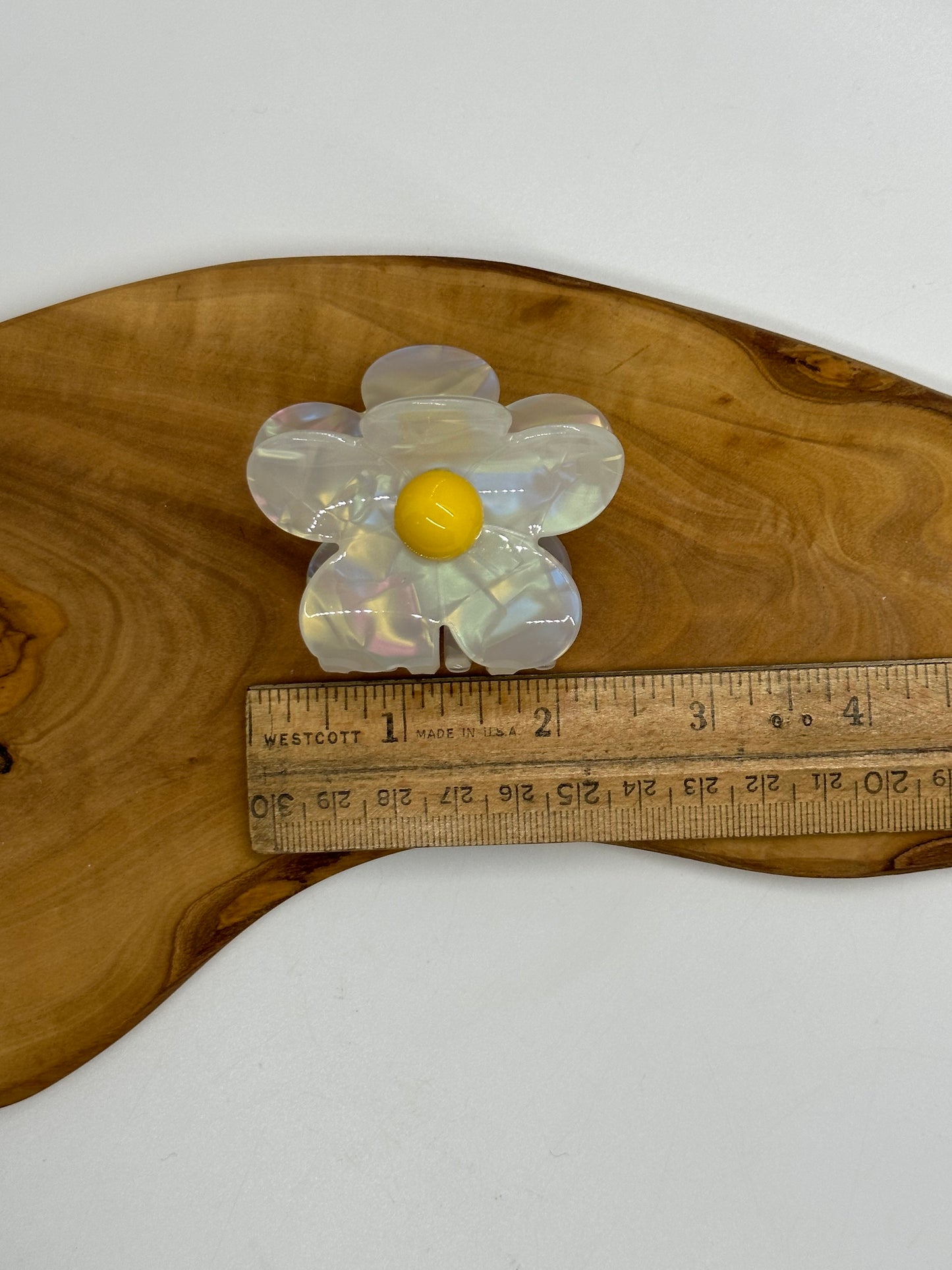 Pearl Flower Hair Claws