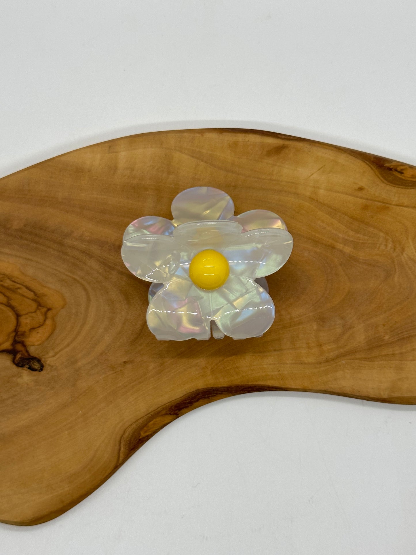 Pearl Flower Hair Claws
