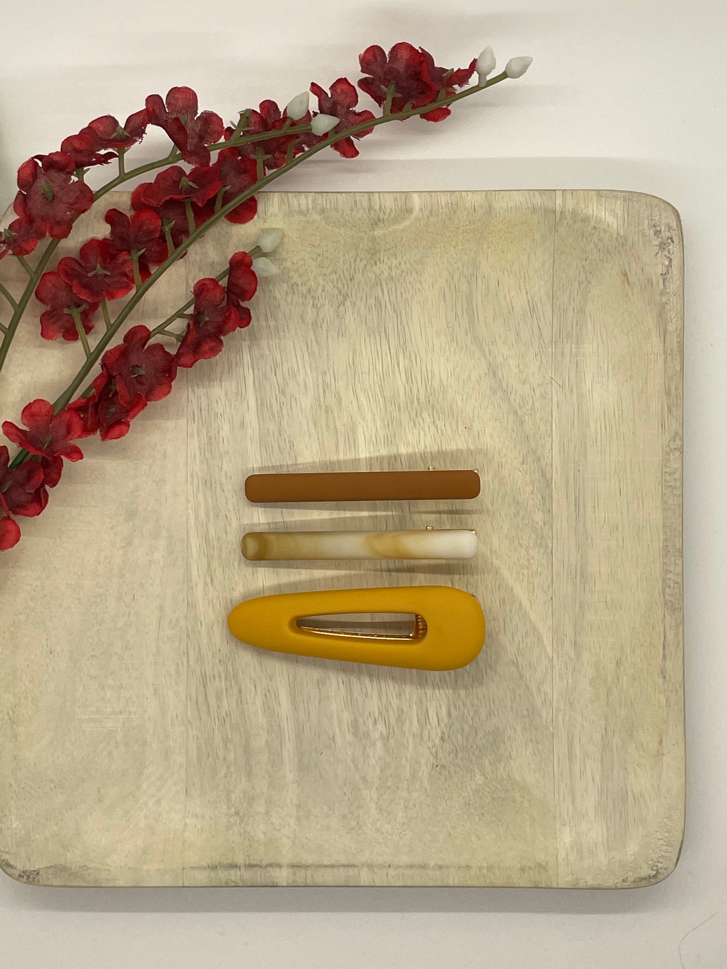 Triple Hair Clips