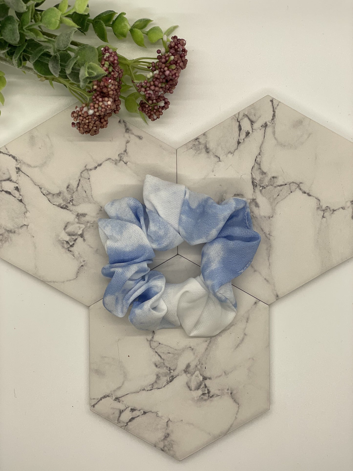 Tie Dye Scrunchies for hair and wrist accessories