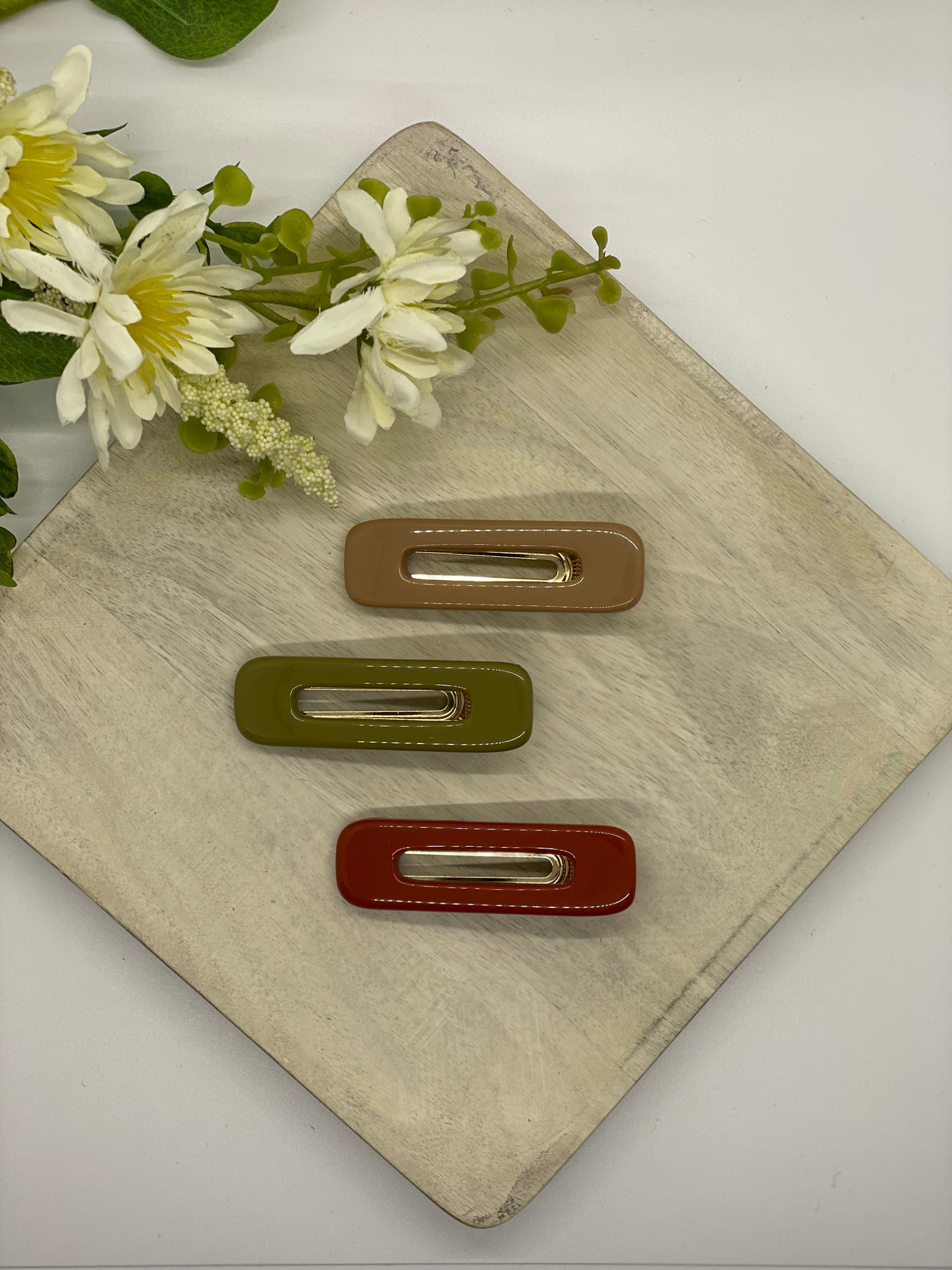 Rectangle Single Hair Clips