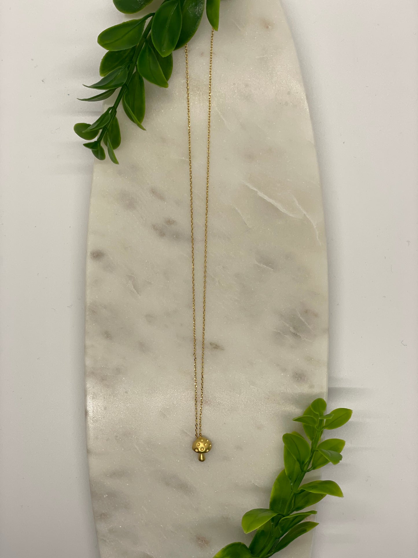 Mushroom Pendant Necklace