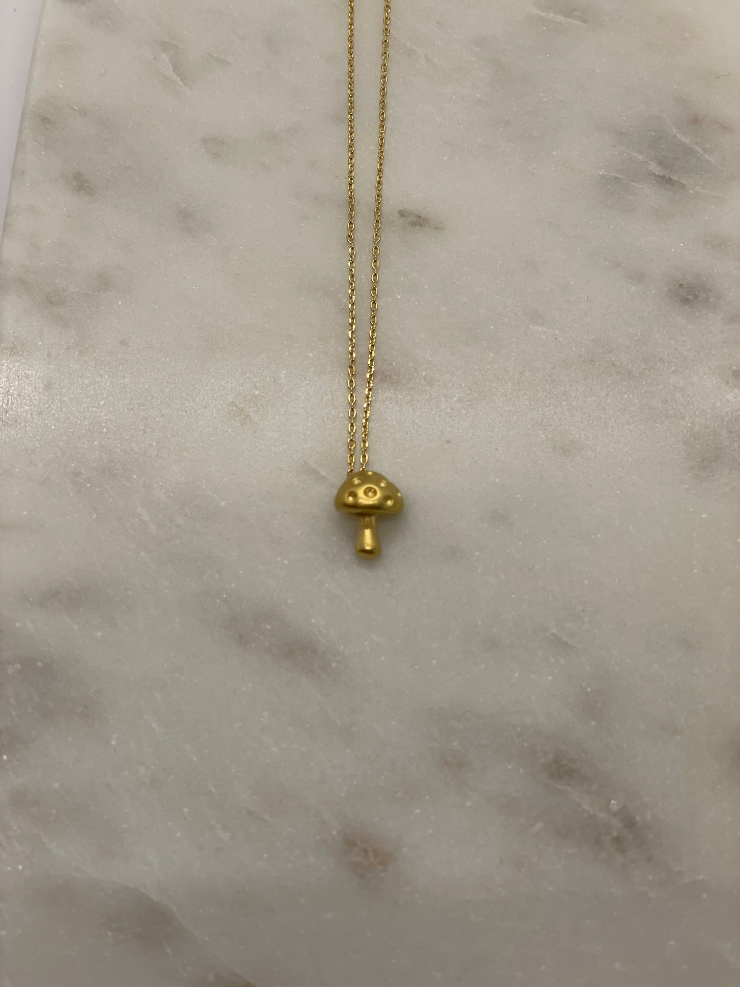 Mushroom Pendant Necklace