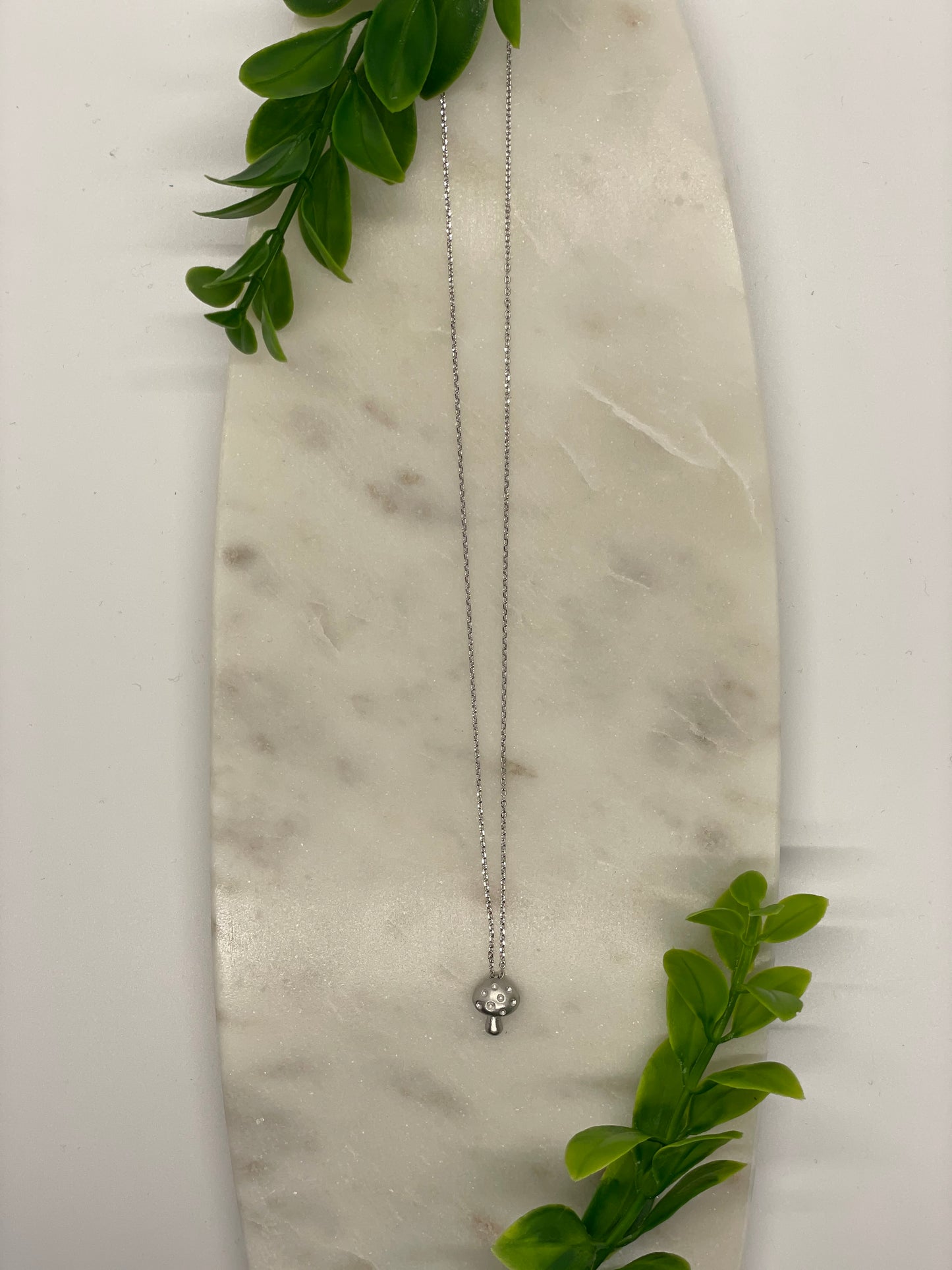 Mushroom Pendant Necklace