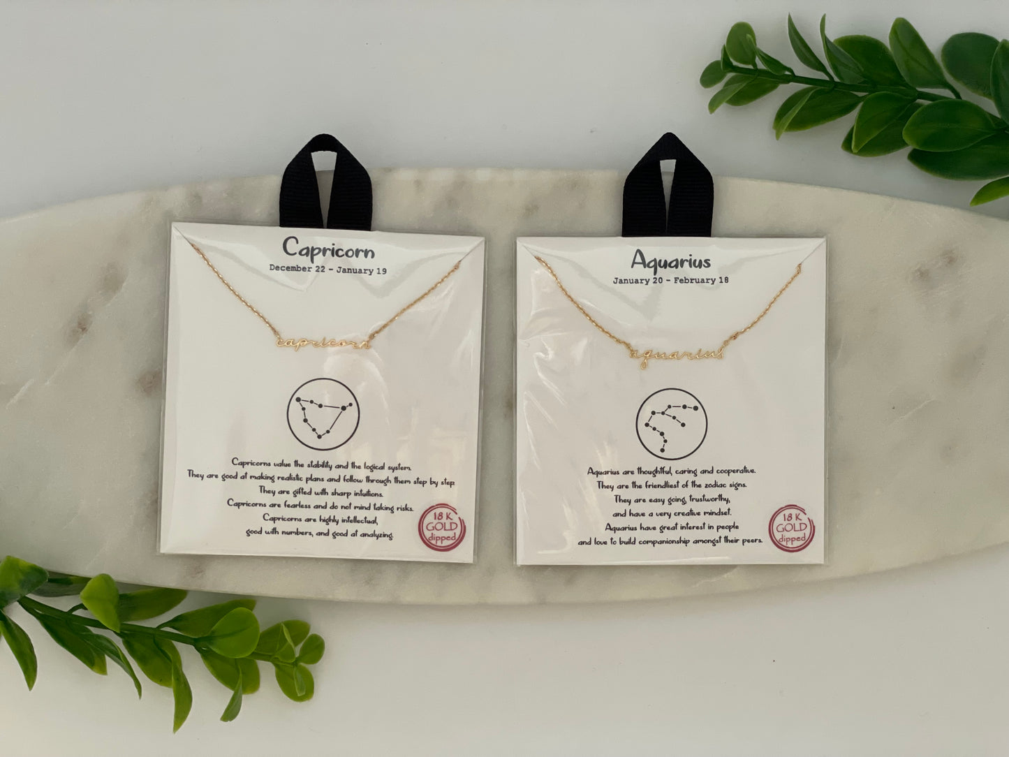 Zodiac Sign Necklaces