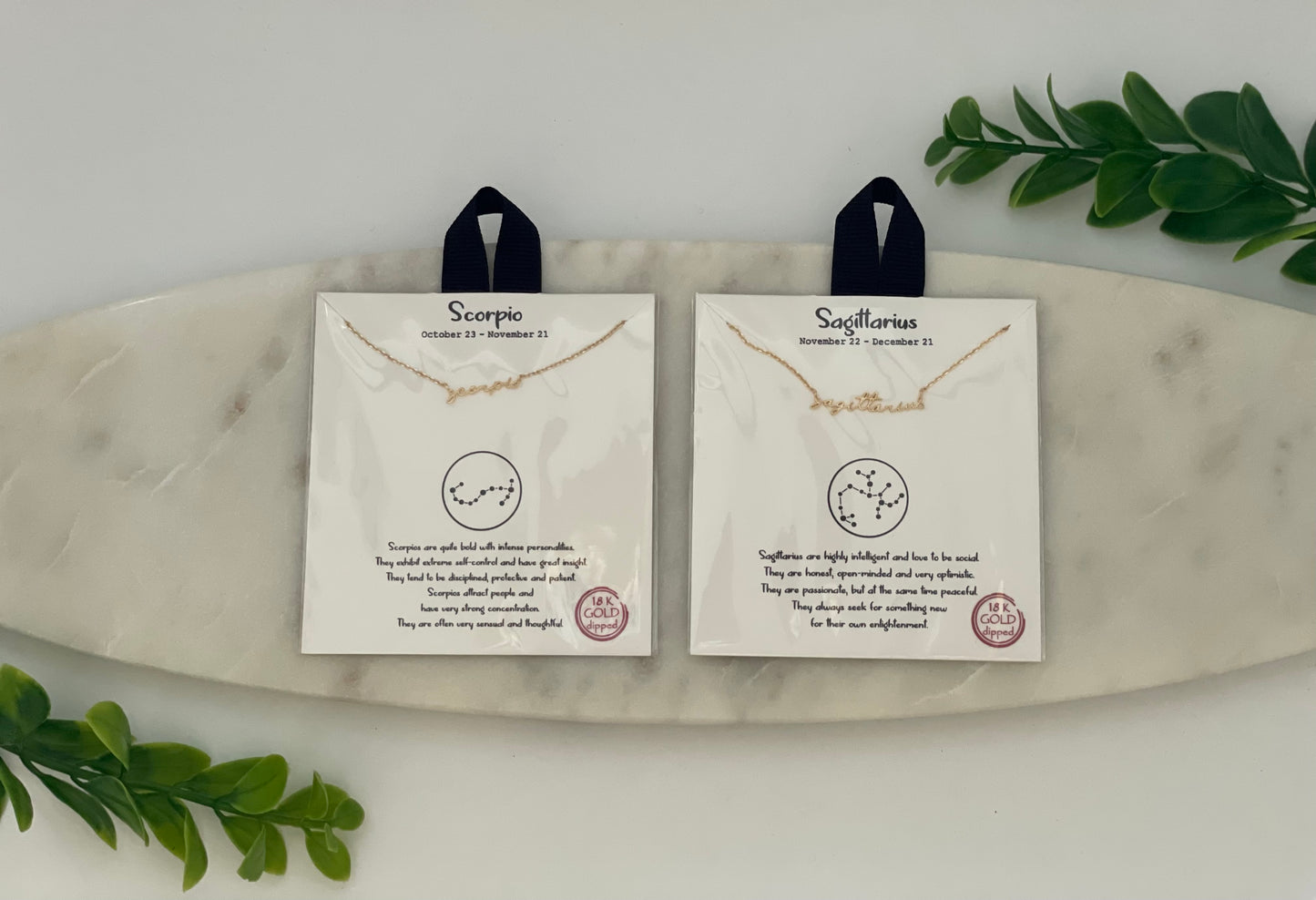 Zodiac Sign Necklaces