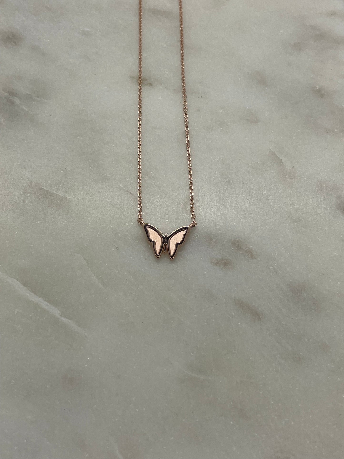 Butterfly Pendant Necklace