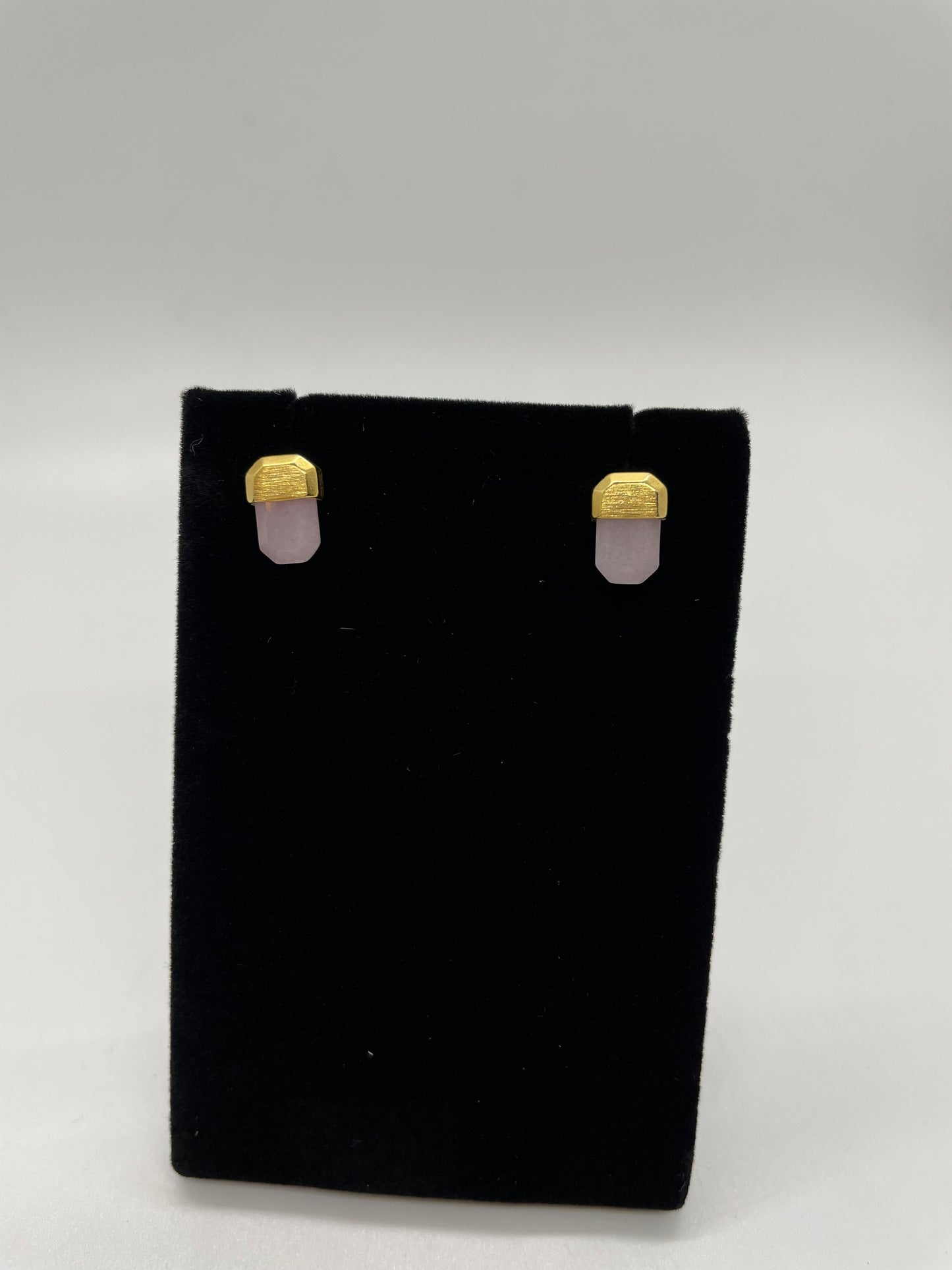 Diana Small Semiprecious 18K Dipped Gold Earrings