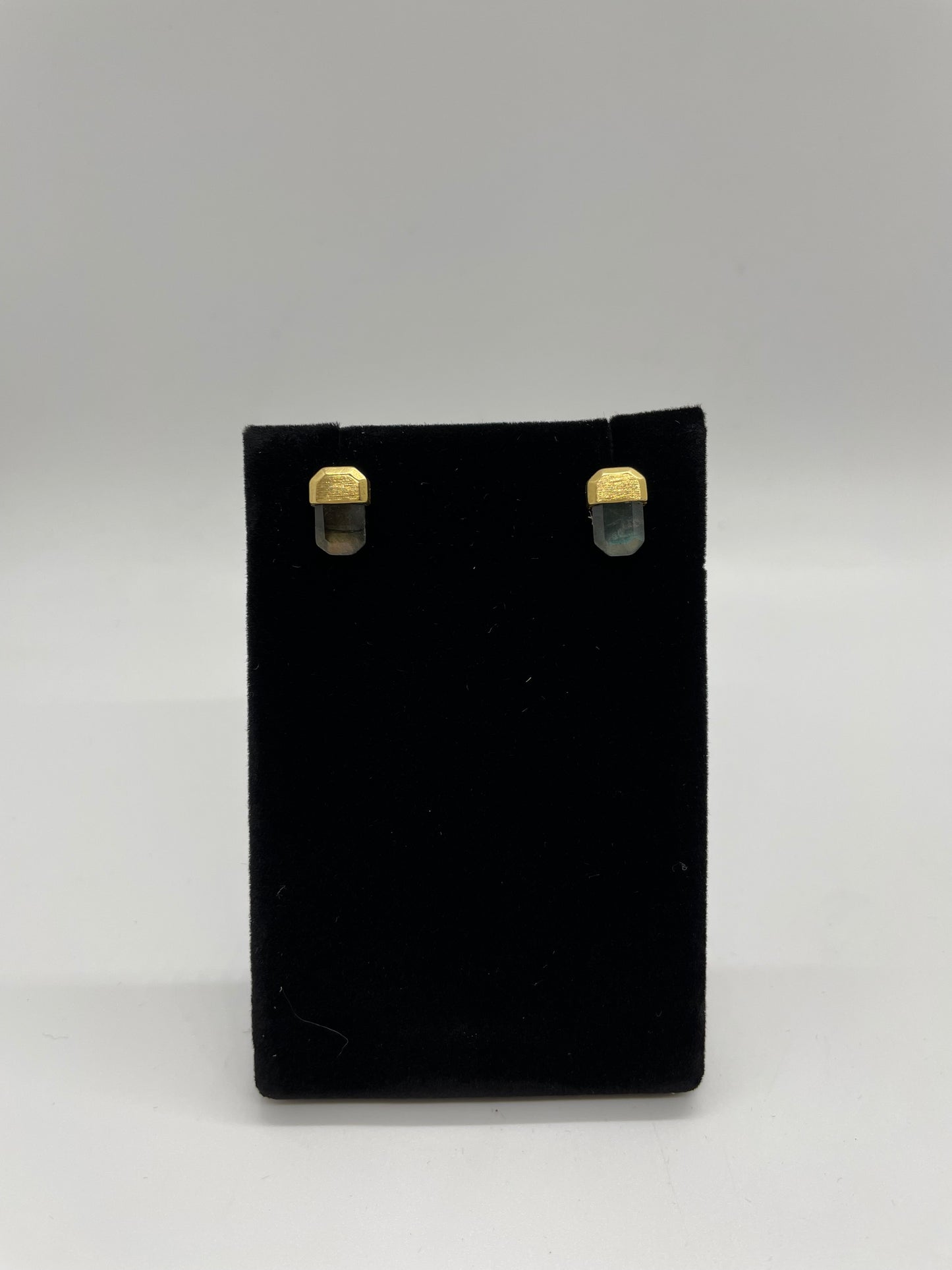 Diana Small Semiprecious 18K Dipped Gold Earrings
