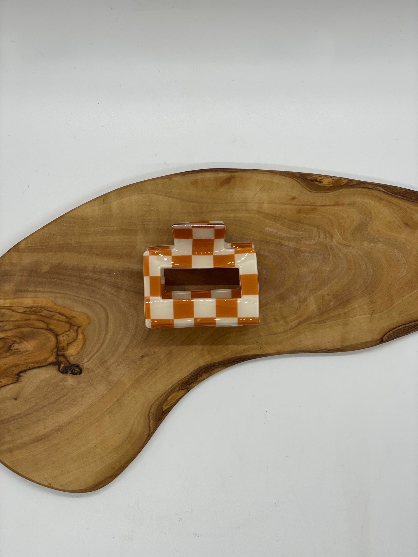 Paris Checkered Hair Claws