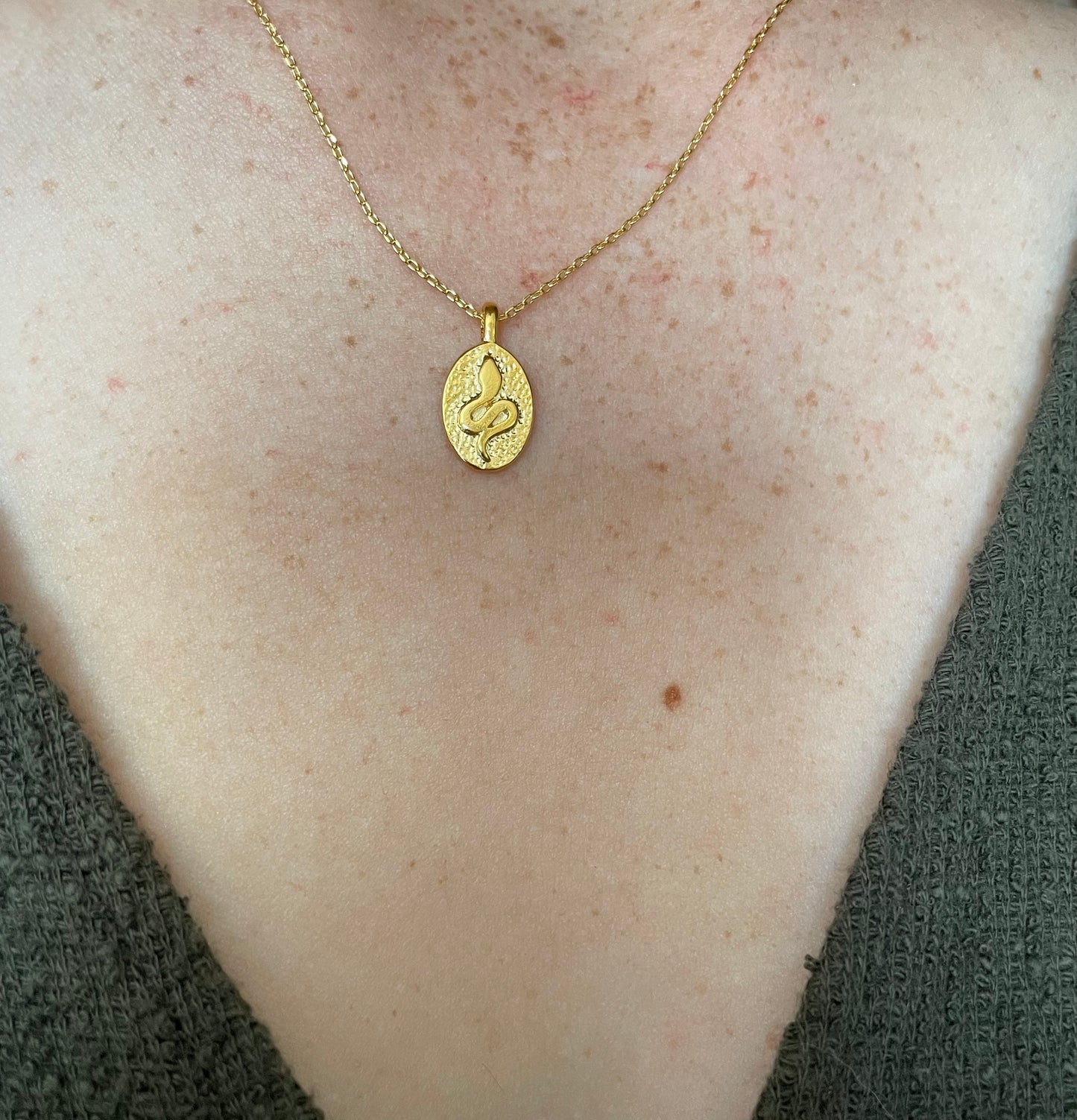 Snake Pendant Necklace
