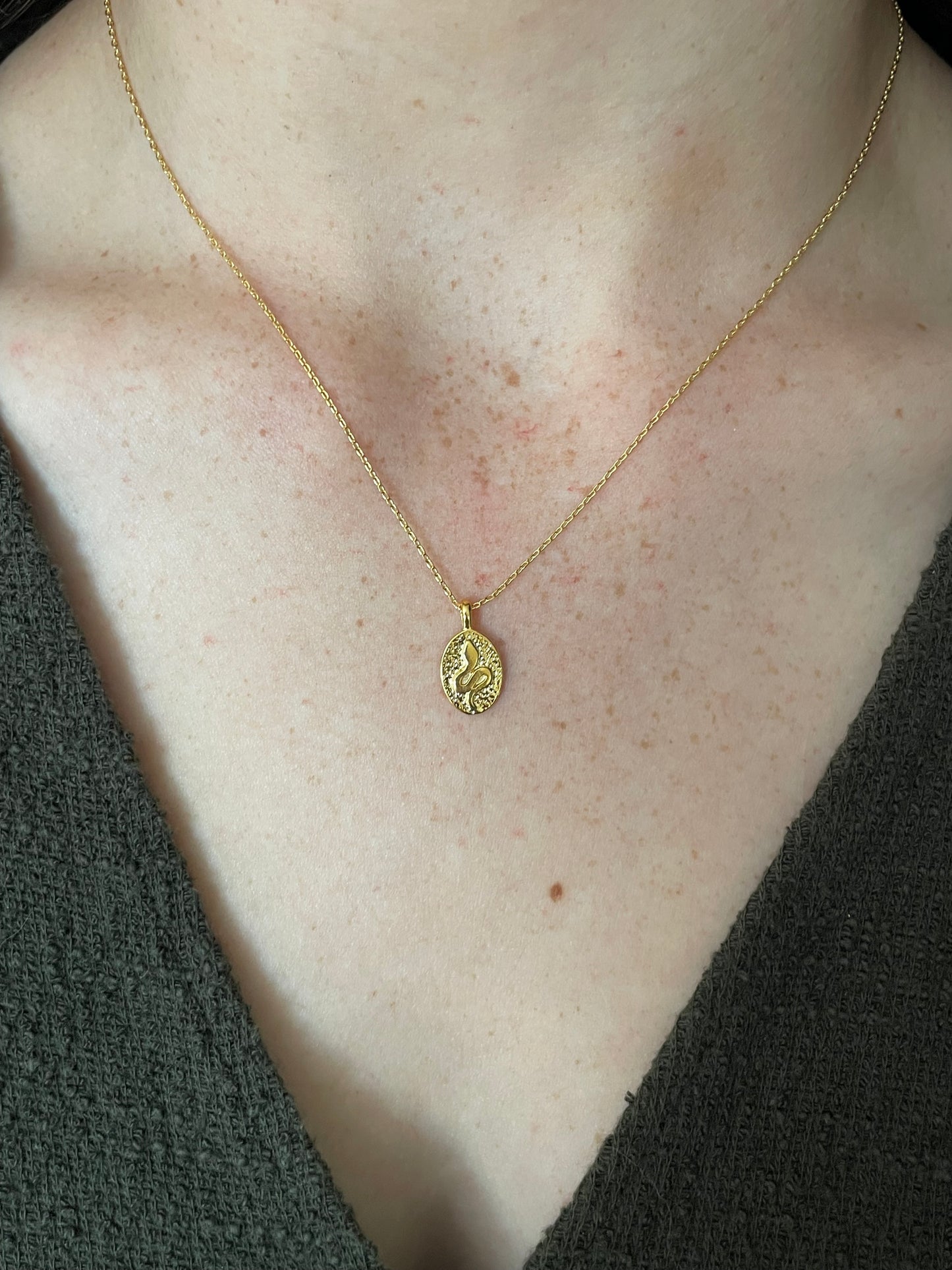 Snake Pendant Necklace